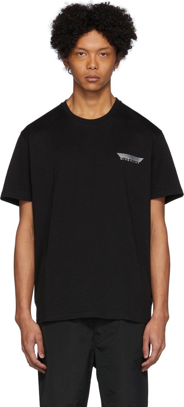 Givenchy Black Tape Details T-Shirt