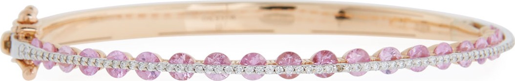 Miseno Marea 18k Rose Gold Diamond & Sapphire Bracelet