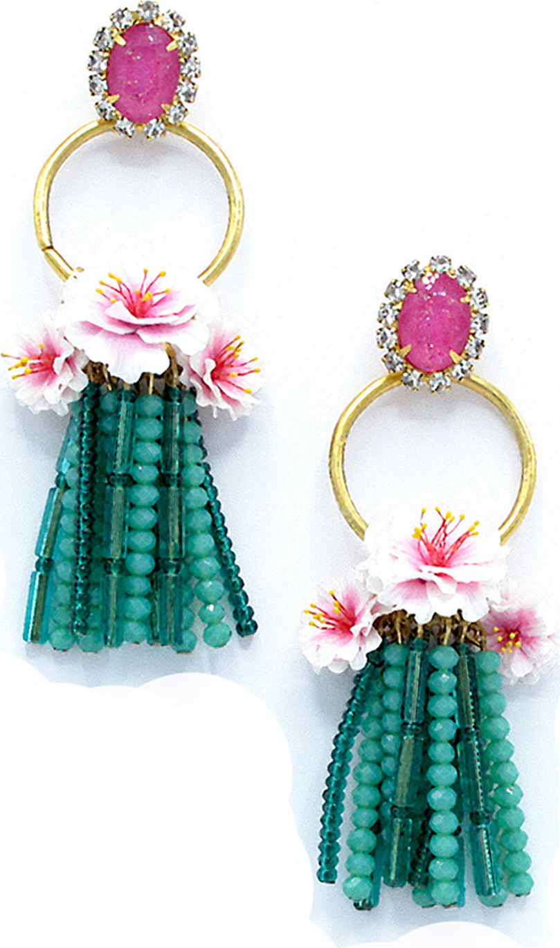 Elizabeth Cole Bastian Tassel Drop Earrings