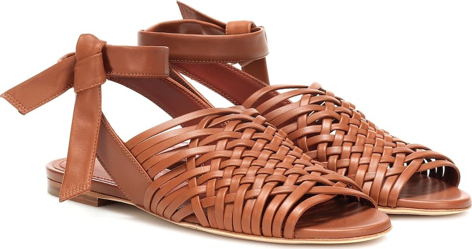 Loro Piana Kristin leather sandals