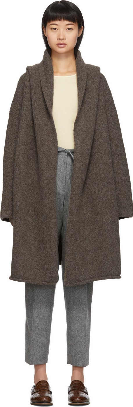 Lauren Manoogian Brown Capote Cardigan