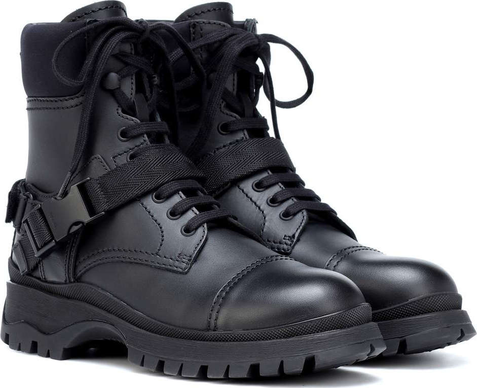 Prada Leather ankle boots