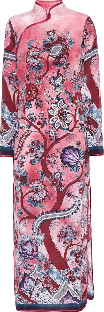 F.R.S For Restless Sleepers Teseo printed silk midi dress