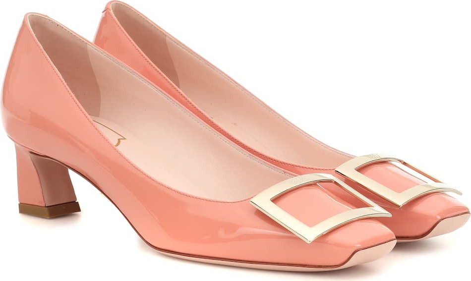 Roger Vivier Belle Vivier Trompette patent leather pumps