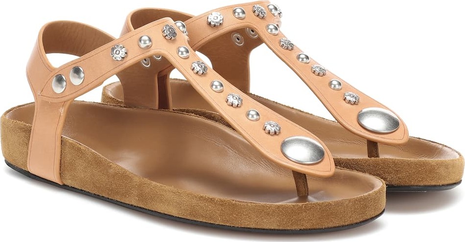 Isabel Marant Enore embellished leather sandals