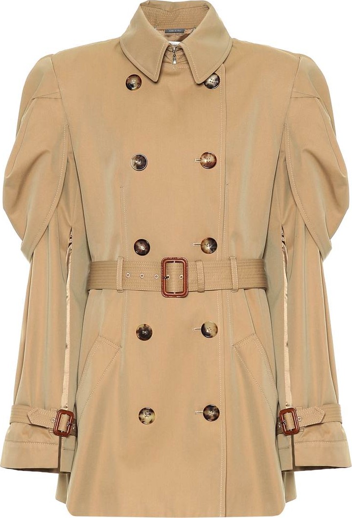 Alexander McQueen Belted cotton jacket
