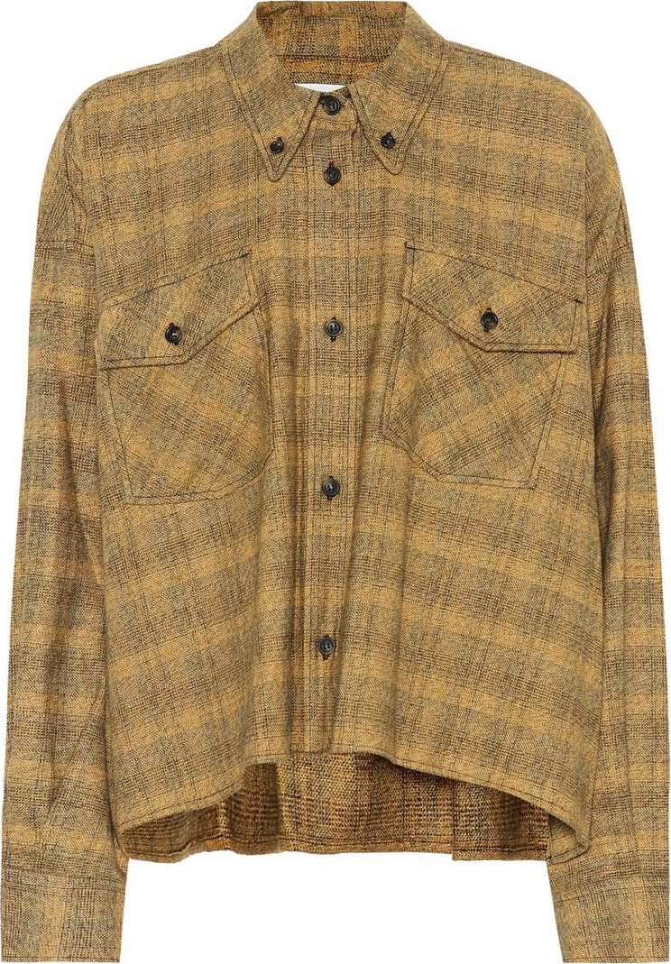 Isabel Marant Etoile Delora checked cotton shirt