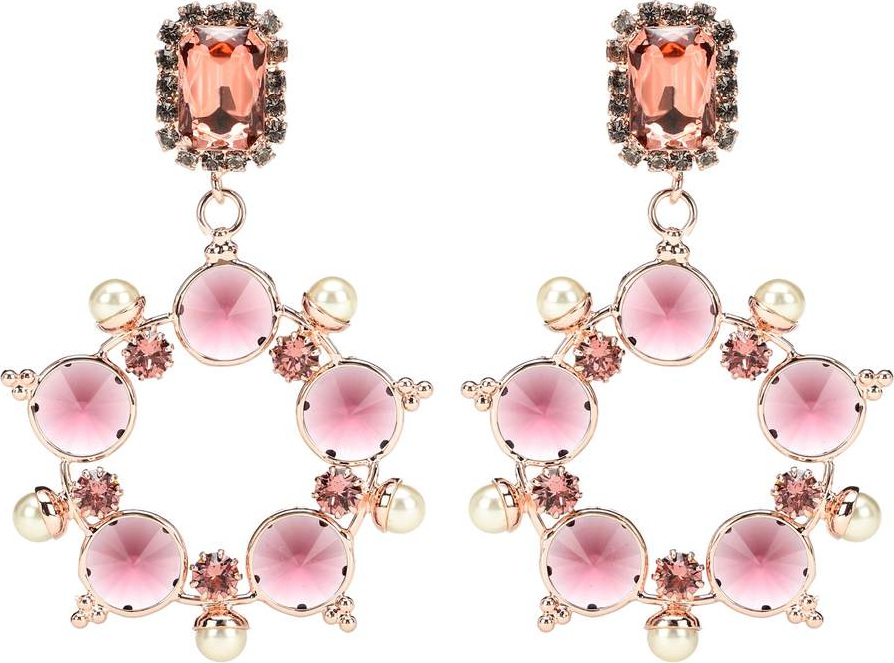 Erdem Embellished drop earrings