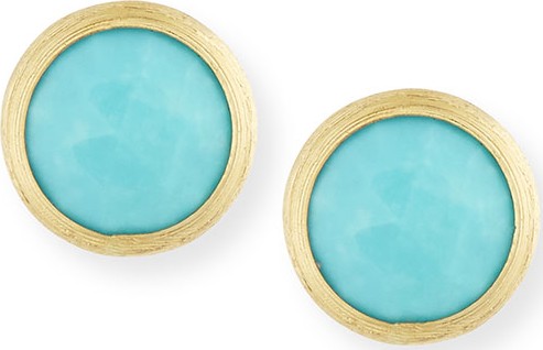 Marco Bicego Jaipur Turquoise Stud Earrings