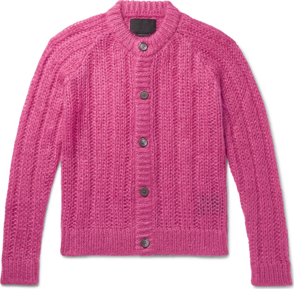 Prada Mohair-Blend Cardigan