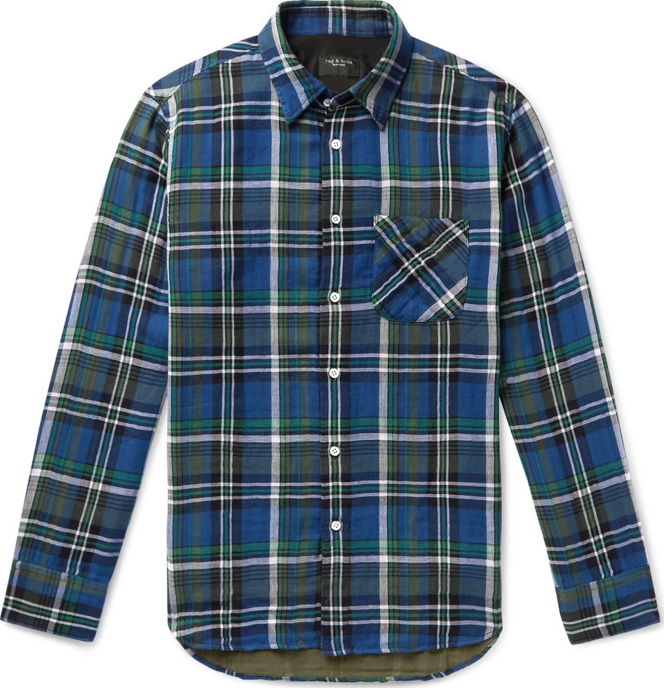 Rag & Bone Fit 3 Checked Cotton Shirt