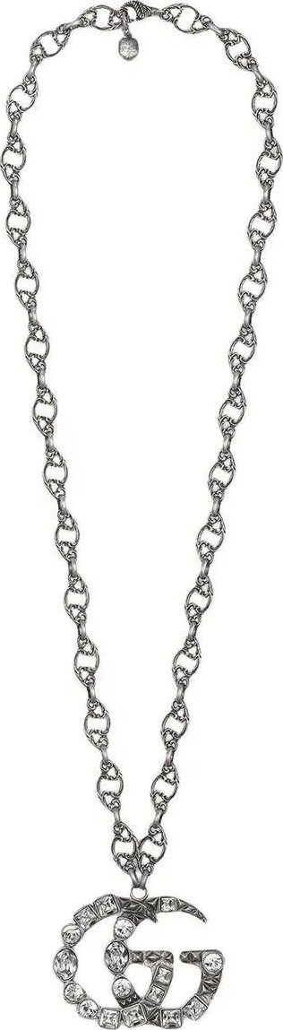 Gucci Crystal Double G necklace