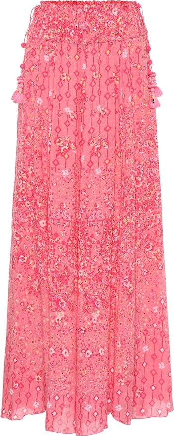 Poupette St Barth Jena paisley-print maxi skirt