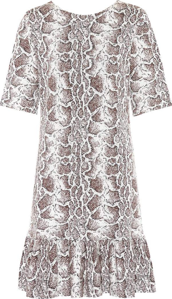 Chloe Python jacquard minidress