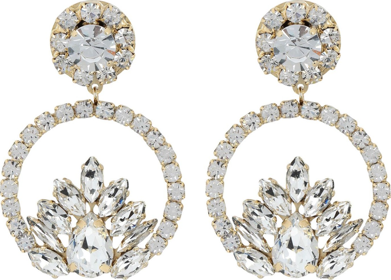 Shourouk Loulou Crystal Earrings