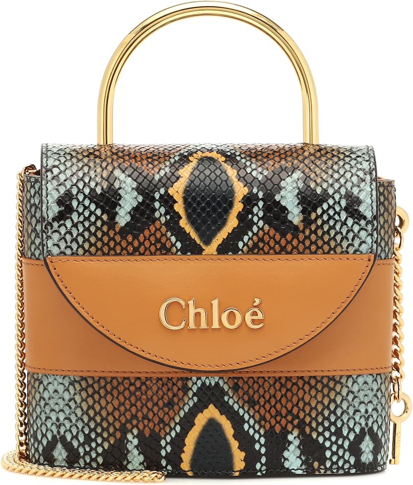 Chloe Aby Lock Small leather shoulder bag