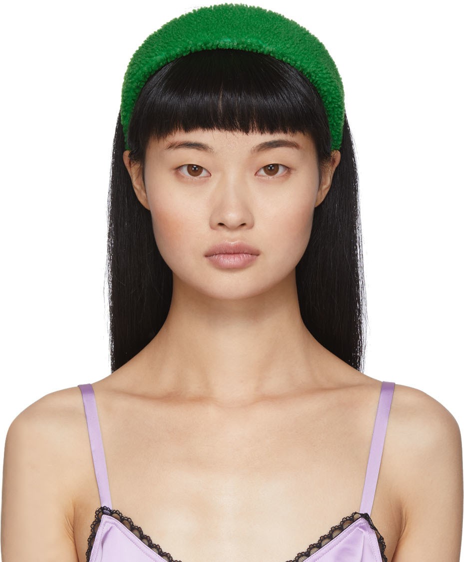 Ashley Williams SSENSE Exclusive Green Didi Alice Headband