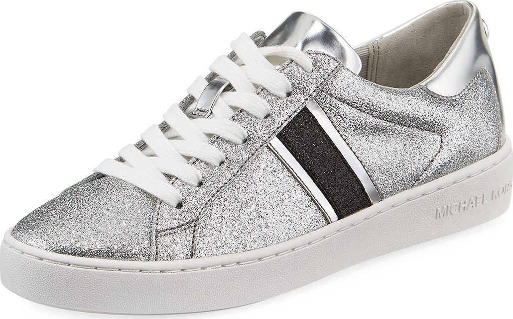 MICHAEL MICHAEL KORS Keaton Stripe Glitter Sneakers