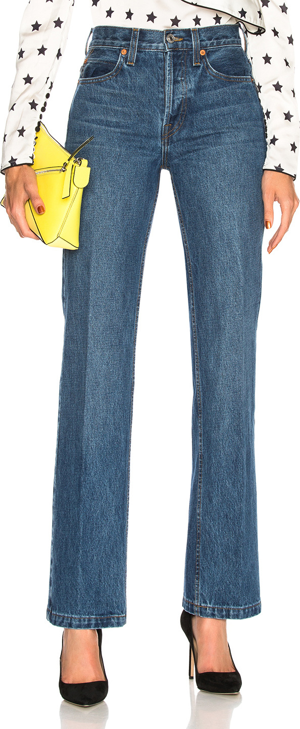 RE/DONE ORIGINALS High Rise Medium Flare