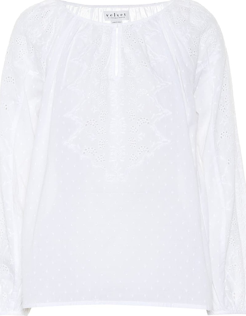 Velvet By Graham & Spencer Victoria cotton shirt