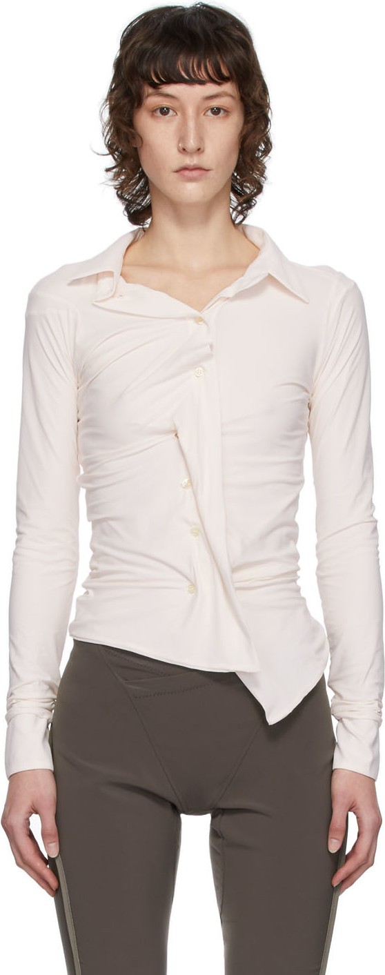 Ottolinger SSENSE Exclusive Pink Twisted Shirt