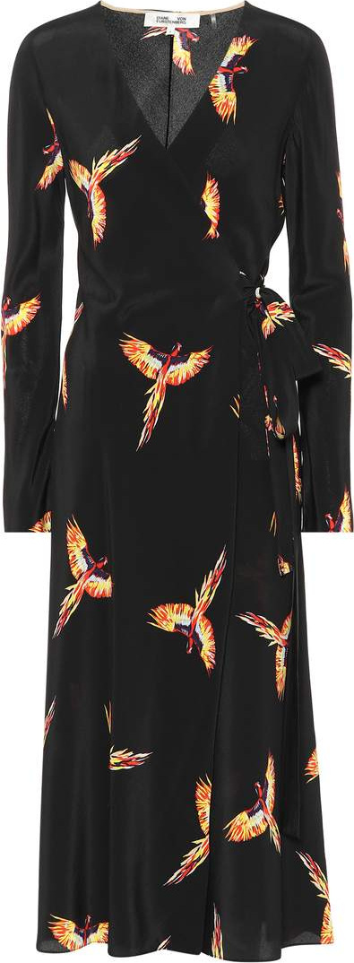 DIANE von FURSTENBERG Tilly printed silk wrap dress
