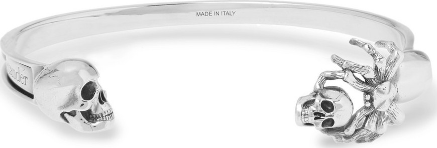 Alexander McQueen Skull Silver-Tone Cuff