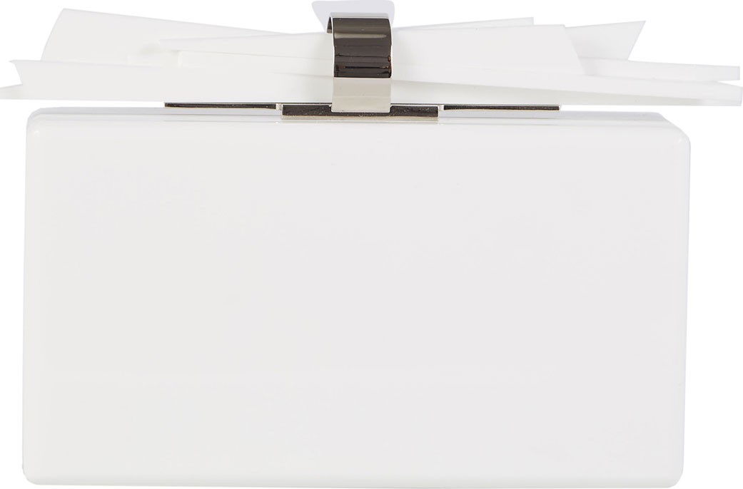 Edie Parker Wolf Acrylic Clutch Bag