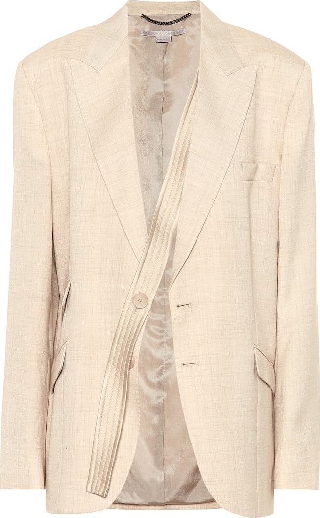 Stella McCartney Linen-blend blazer