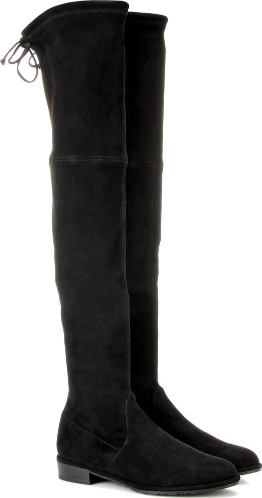 Stuart Weitzman Lowland Skimmer suede over-the-knee boots
