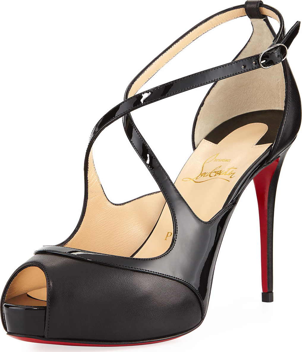 Christian Louboutin Mirabella Strappy 100mm Red Sole Pump