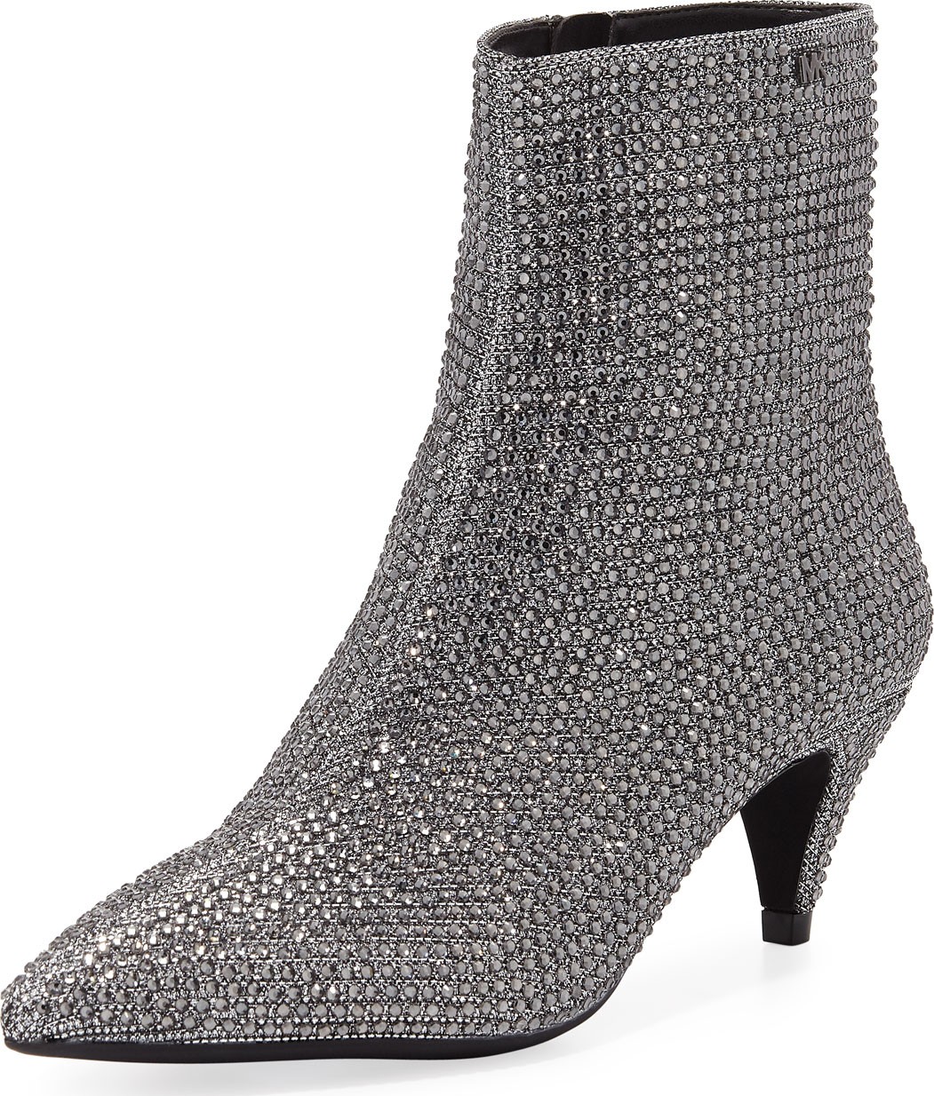 MICHAEL MICHAEL KORS Blaine Flex Glitter-Mesh Kitten-Heel Booties