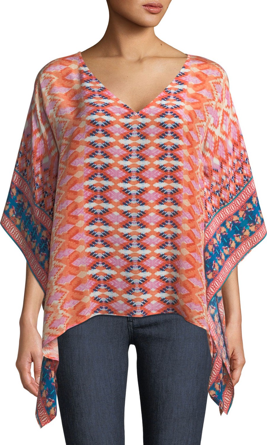 Isabel Marant Checked Linen-Silk Slim-Leg Crop Pants