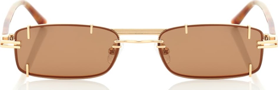 Y/Project x Linda Farrow rectangular sunglasses