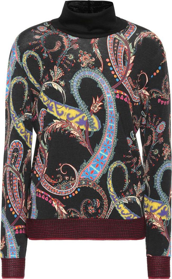 Etro Wool-blend turtleneck sweater