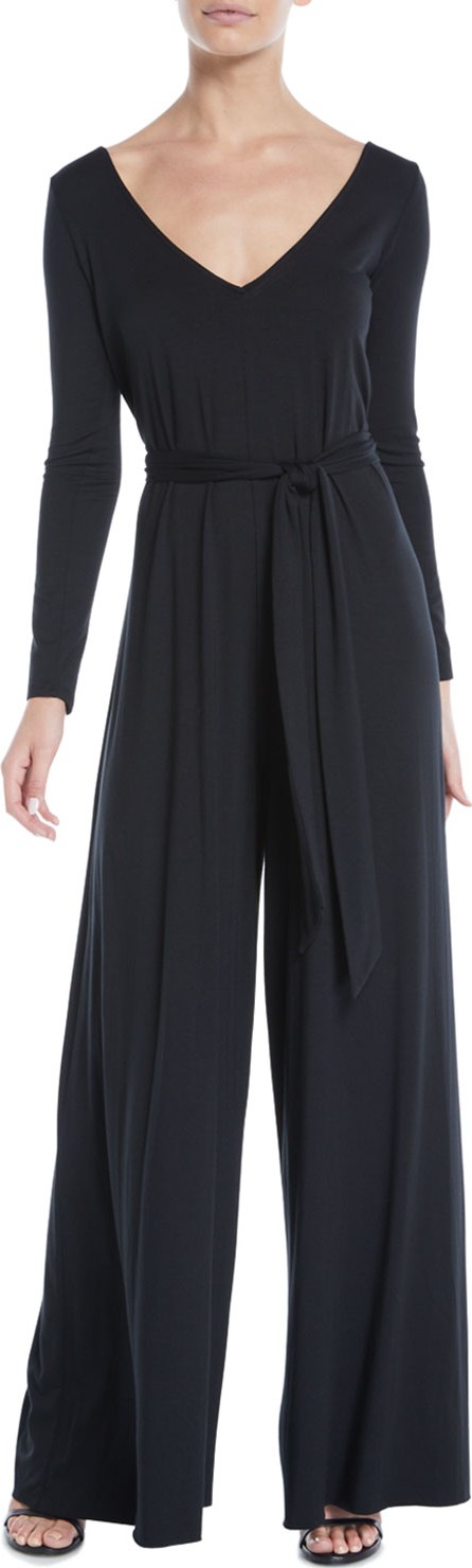 Rachel Pally Judith V-Neck Long-Sleeve Jumpsuit