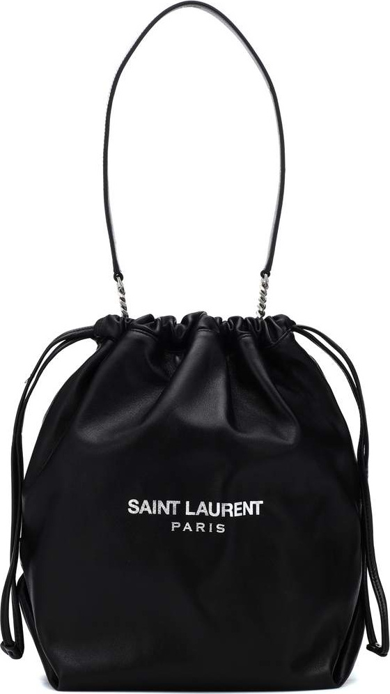 Saint Laurent Teddy leather bucket bag