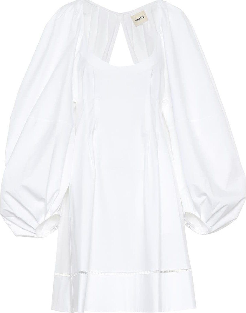 Khaite Madison cotton twill dress