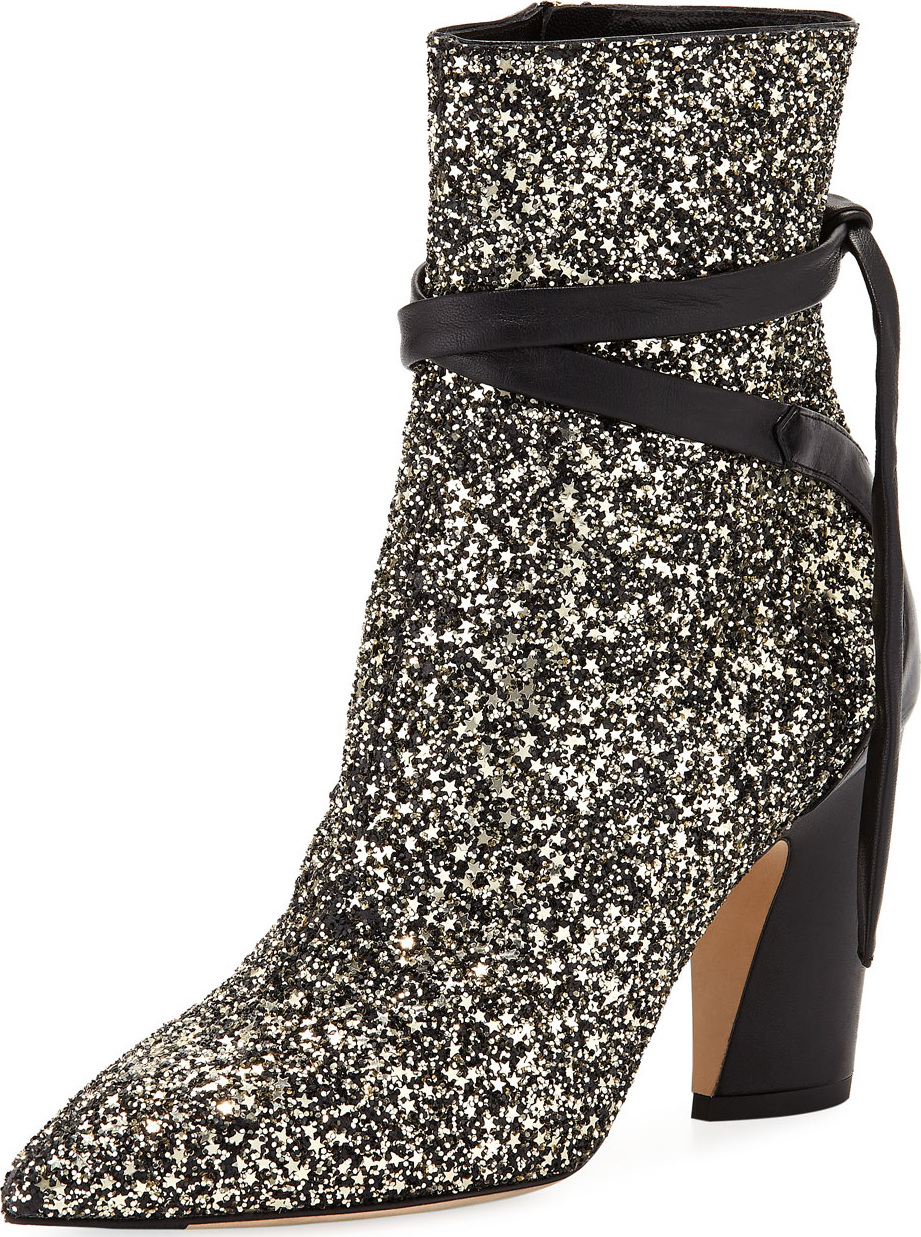 Jimmy Choo Henrietta Glitter Star Bootie Jimmy Choo Henrietta Glitter Star Bootie