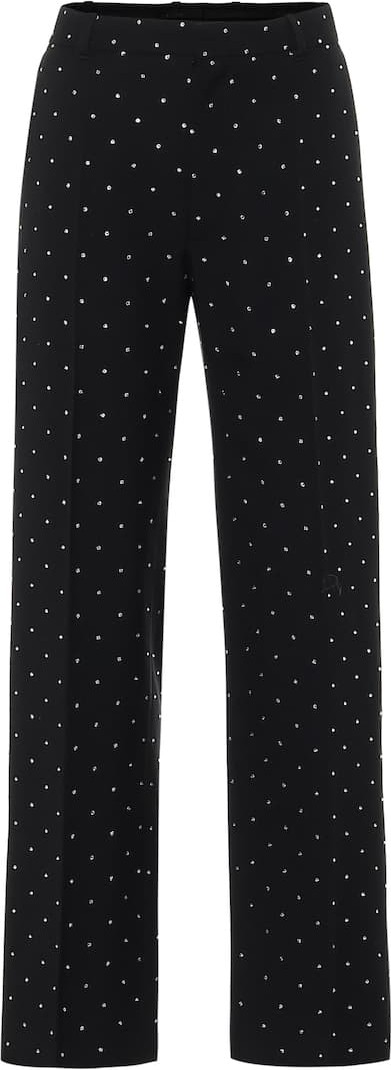 Balenciaga Embellished high-rise straight pants