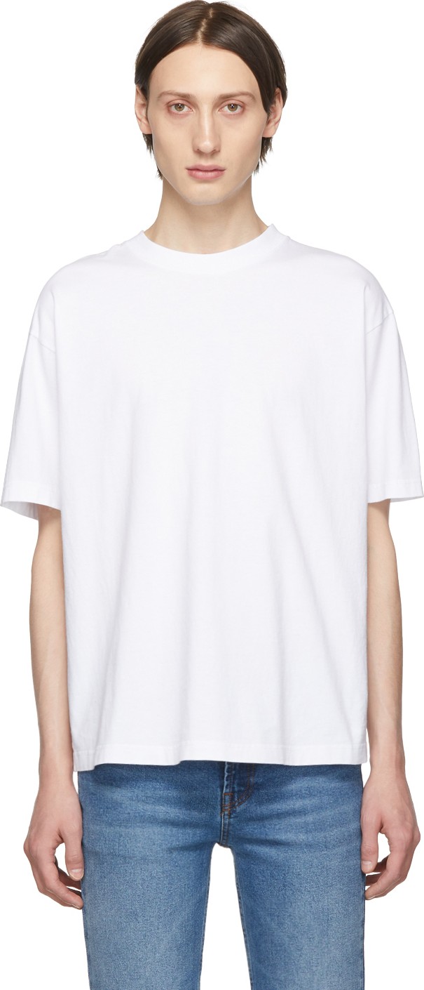 Balenciaga White Logo T-Shirt