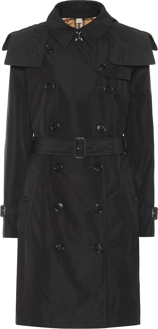 Burberry London England Hooded trench coat