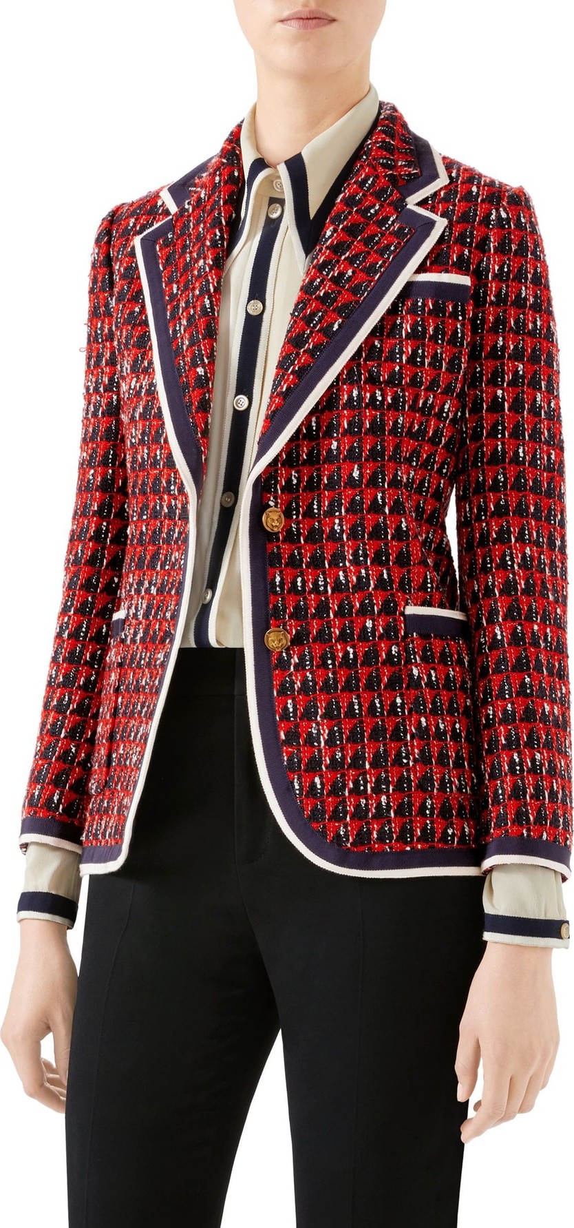 Gucci Geo Tweed Jacket