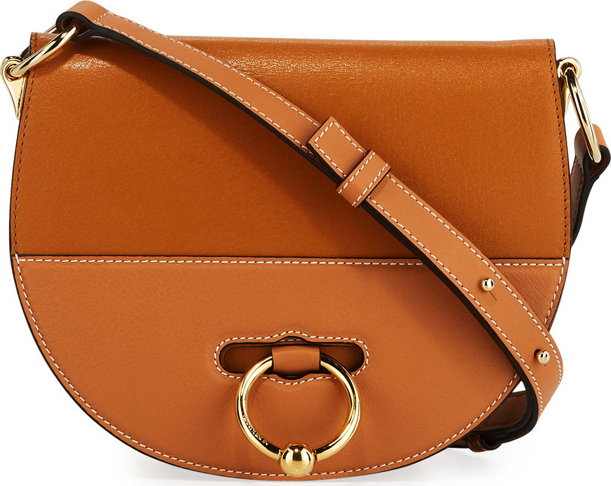 J.W.Anderson Latch Goatskin Leather Saddle Shoulder Bag
