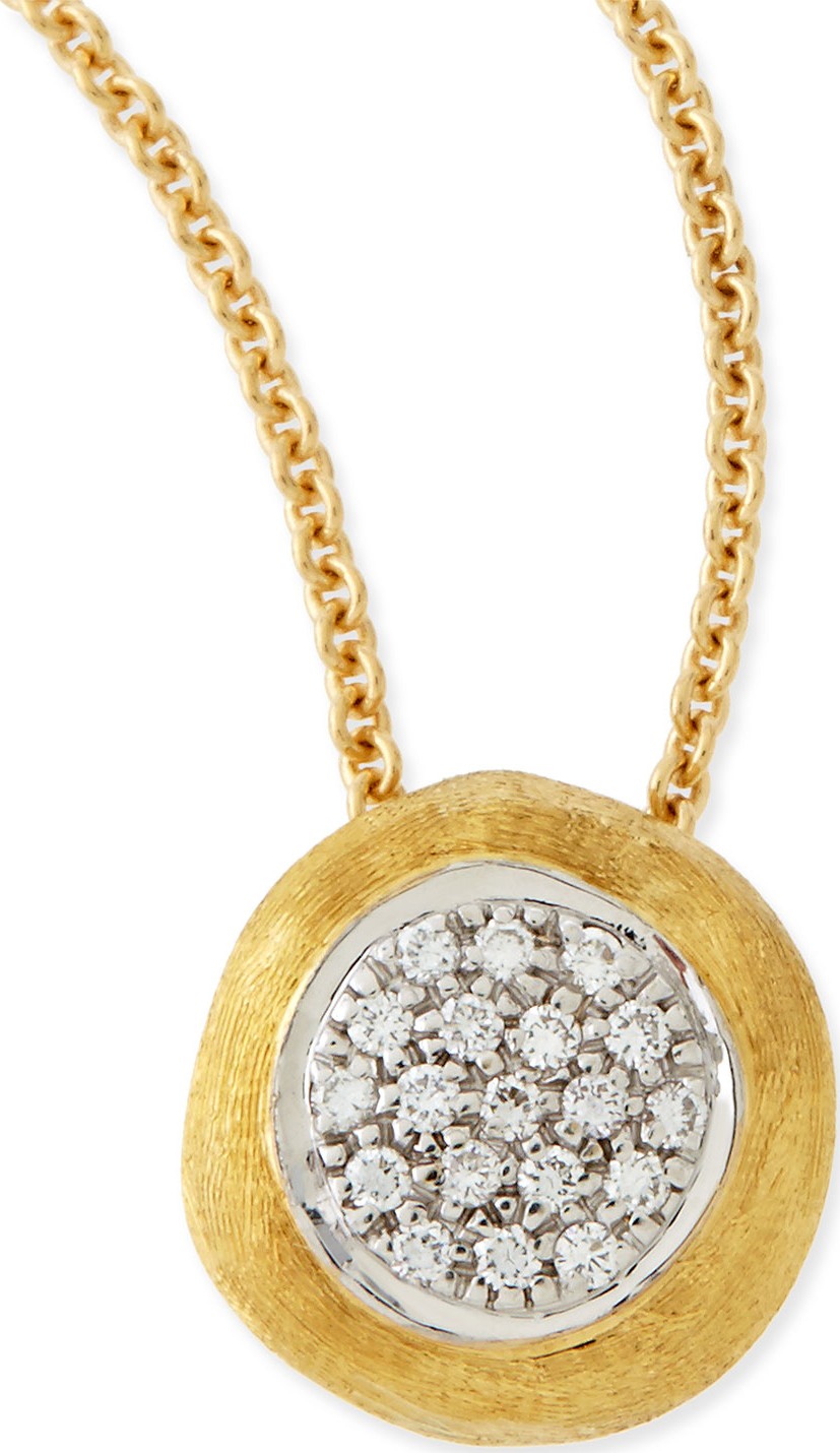 Marco Bicego Delicati Jaipur 18k Diamond Pendant Necklace