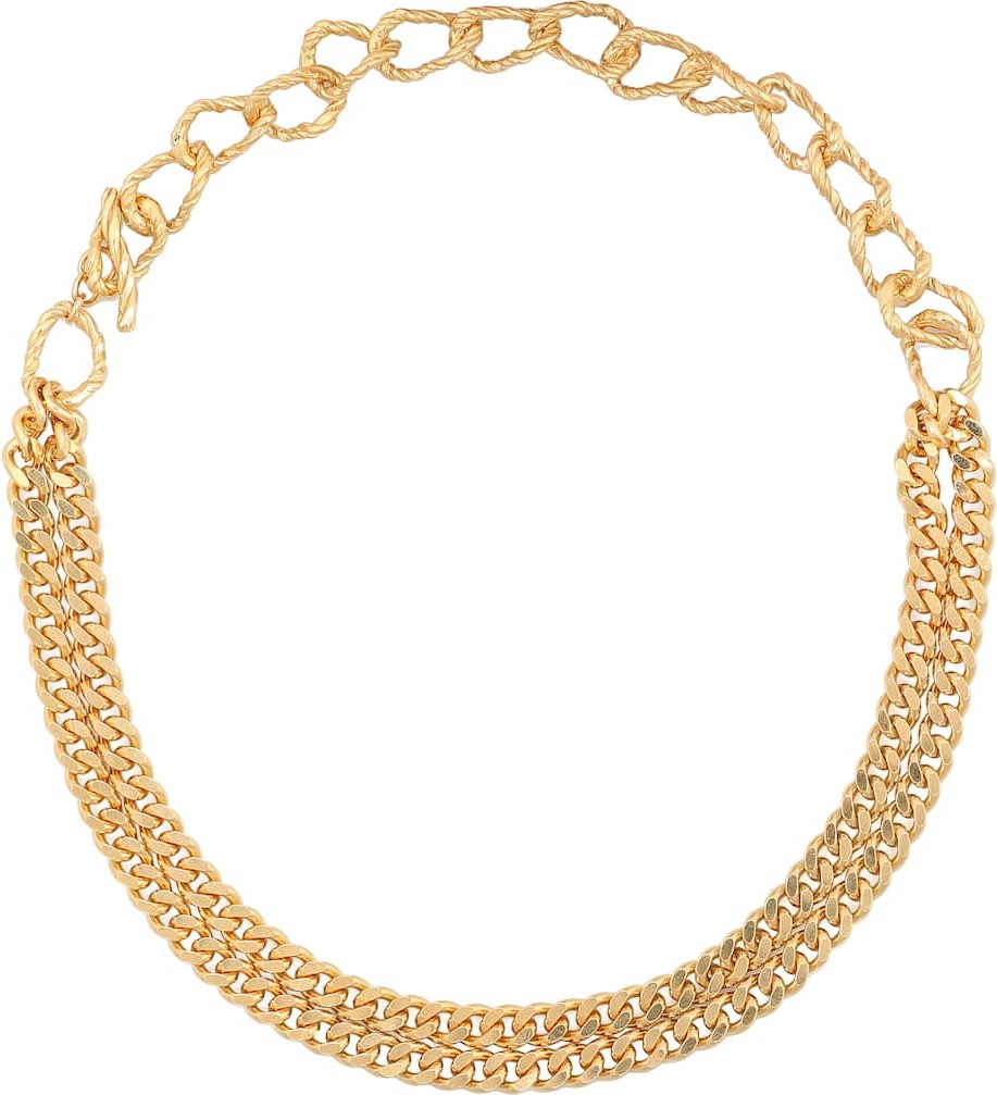 Orit Elhanati Fatima 24kt gold-plated chain necklace