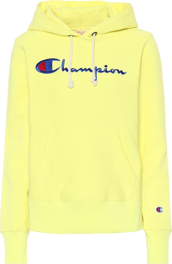 Champion Logo cotton hoodie