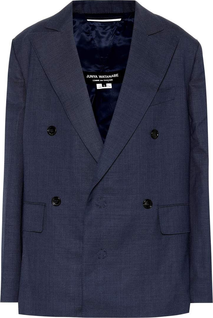 Junya Watanabe Double-breasted wool blazer
