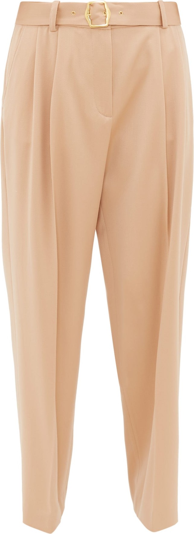 Sies Marjan Belted wide-leg wool trousers