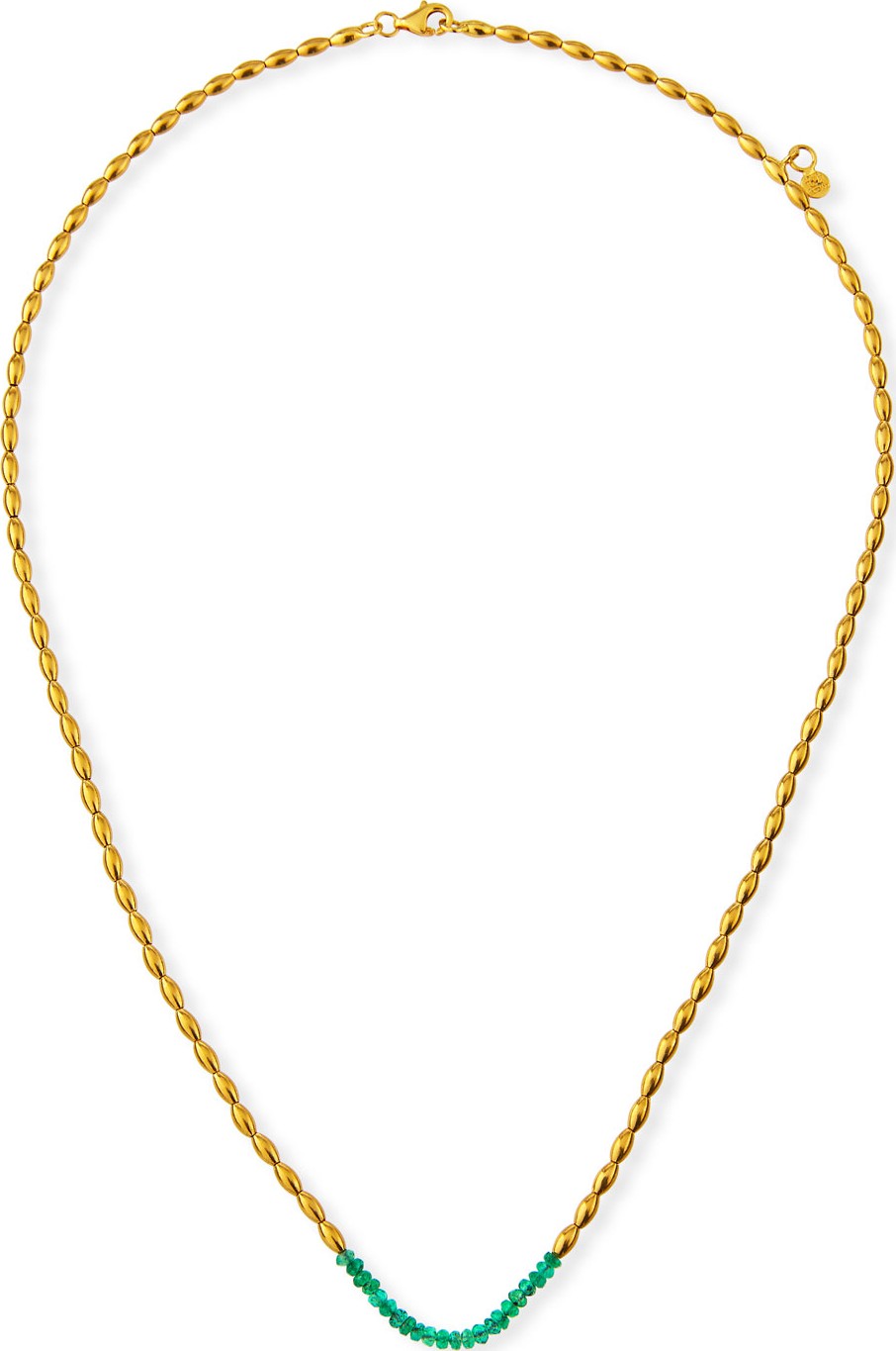 GURHAN Delicate Hue Short Emerald Necklace